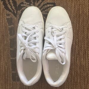 Fila Women's All-White Sneakers size 9